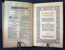 THE NEW HUDSON SHAKESPEARE BOOK 1908 THE TRAGEDY OF MACBETH ...