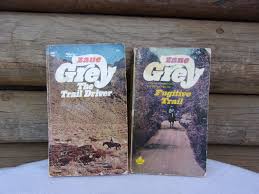 Zane Gray, Vintage Paperback Books, the Trail Driver ...