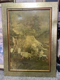 1950s Chinese Print, The Tribute Horse – Antiqueology