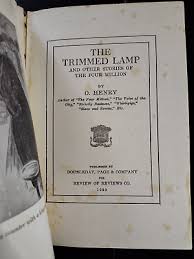 THE TRIMMED LAMP by O. HENRY (1920, Hardcover) in good ...