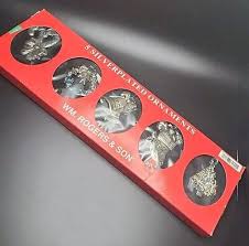 Vintage 1997 WM Rogers & Son 5 Silverplated Christmas ...