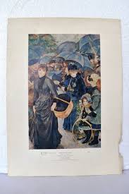 Vintage Renoir Pierre-Auguste Lithograph Print From Canvas ...