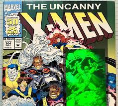Uncanny X-Men #304 NM John Romita Jr. Hologram Cover 1993 ...