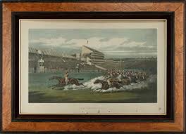 Antique Engraving The Winning Post W Summers