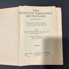 Vintage The Winston Simplified Dictionary, College Edition ...