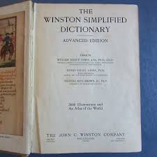 The Winston Simplified Dictionary advanced edition ...