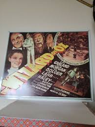Vintage 1939 movie Wisard Of Oz Turner Entertainment Tin Wall Sign 13"x17 USA | eBay