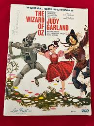 1968 The Wizard of Oz Vocal Selections Songbook Leo Feist Judy Garland w Photos | eBay