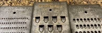 Antique The Wonder Shredder Vintage Cheese Grater Patent Pending Stainless Steel | eBay