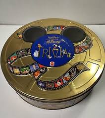 The Wonderful World Of Disney Trivia Game 1997 Round Metal ...
