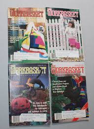 1988 Lot of 4 the Workbasket & Home Arts Magazine Book for ...