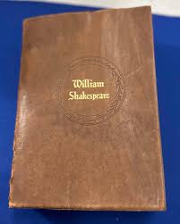 1920's Leather Bound Book. "the Works of Shakespeare" Copyright Walter J. Black Inc. Printed in USA - Etsy