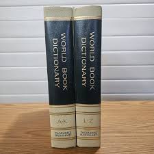 1967 World Book Dictionary 2 Volume Set A-K & L-Z Thorndike ...