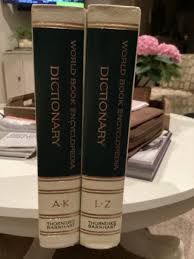 World Book Encyclopedia Dictionary 2 Volume Set A-K L-Z 1965 ...