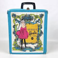 VTG 1968 Mattel The World of Barbie Latched Vinyl Doll Case ...