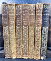 Antique Ltd. Ed. Leather Book PAGEANT OF AMERICA Yale Press ...