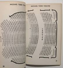 1968 TICKETS PLEASE Vintage Chicago Theaters Stadiums FLOOR PLANS SEATING CHARTS | #1732590073