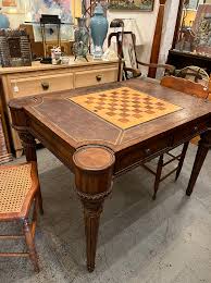 Playing Games | Maitland Smith Leather Game Table — Casa ...