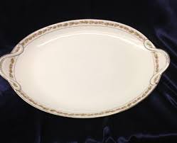 BASSETT AUSTRIA LIMOGES 11532 16 1/2" OVAL SERVING PLATTER ...