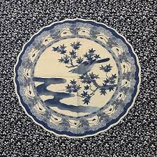 Indigo Blue Bird Cotton Square | eBay