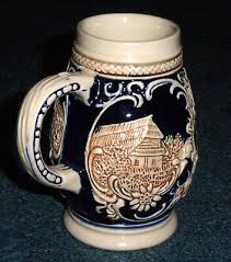 Antique German Dancing Couple Beer Stein In Woods Collectible Man Cave Gift! | eBay