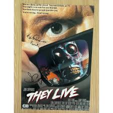 Keith David John Carpenter Signed They Live 12x18 Photo Bas Beckett 2