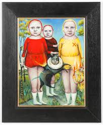 Lot - Heather Nevay (Scottish, B.1965) "A Fork in The Road"