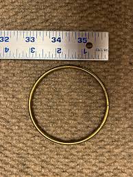 Lot Of 12 Vintage 3 1/8” Brass Gold Rings For Crafts Ornaments Macrame Jewelry | eBay