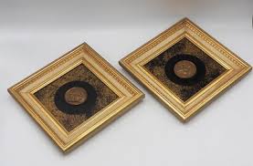 Pair of Turner Wall Hangings Classical Medallions | eBay