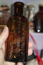 Antique, 6 3/4'', Amber, THE MALTINE ,Chemical/Medicine ...