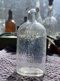 Antique Thomas Edison “Special Battery Oil” Bottle. Embossed ...