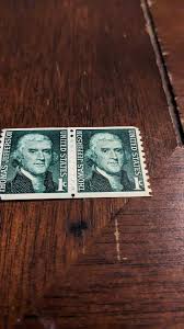 Thomas Jefferson 1 cent Antique Postage Stamp- Green Rare Vintage | eBay