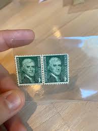Thomas Jefferson 1 Cent Stamp Green - Etsy