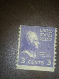 Rare Vintage 1932 Violet Thomas Jefferson 3 Cent US Postage ...