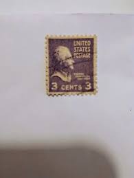 vintage violet 3¢ Thomas Jefferson Stamp | eBay