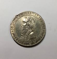 1927 F Alemania República de Weimar Cinco Marcos de Plata Conmemorativo 450 Aniversario Tubingen Corona Tamaño Coleccionista Llanta Llanta Morir Error de defecto - Etsy España