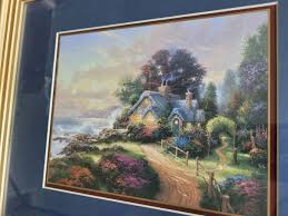 Thomas Kinkade A New Day Dawning: Romance Of The Sea framed ...