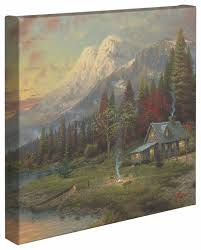 Thomas Kinkade Evening Majesty 14 x 14 Canvas Wrap | eBay