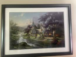 Thomas Kinkade: Clocktower Cottage (appraised at $980) | eBay