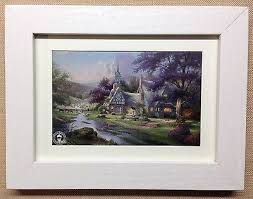 Thomas Kinkade Framed Open Edition print "Clocktower ...