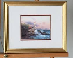 4 Thomas Kinkade Lighthouse Prints "beacon of Hope" "the ...