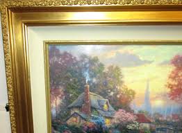 THOMAS KINKADE "NANETTE'S COTTAGE" SIGNED EDITION CANVAS LITHOGRAPH REMARQUE | eBay