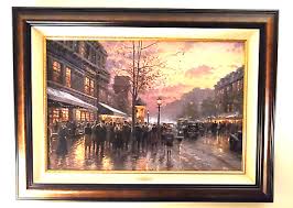 Boulevard Lights, Paris 24"x36" Burl Limited Edition S/N ...