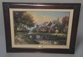Thomas Kinkade Cobblestone Lane | eBay