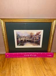 Thomas Kincaide Cobblestone Brook Cottage Framed Print 9 1/2 ...