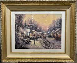 Thomas Kinkade – “Village Christmas” (Christmas Cottage VIII ...
