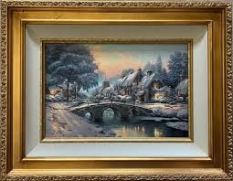 THOMAS KINKADE - COBBLESTONE CHRISTMAS - S/N 12 ...