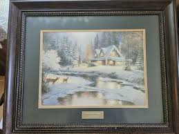 HomCo 2007 Library Edition Thomas Kinkade "Deer Creek ...
