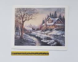 WINTER DECOR 1992 Carl Valente Print "reflections at ...