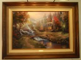 Thomas Kinkade Mountain Paradise | eBay